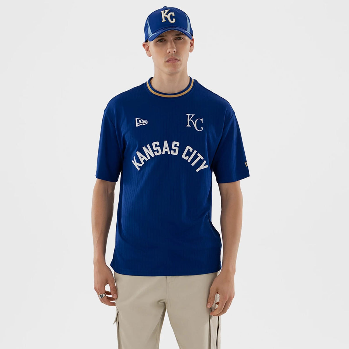 Kansas City Royals MLB Blue Oversized T-Shirt-zelvios