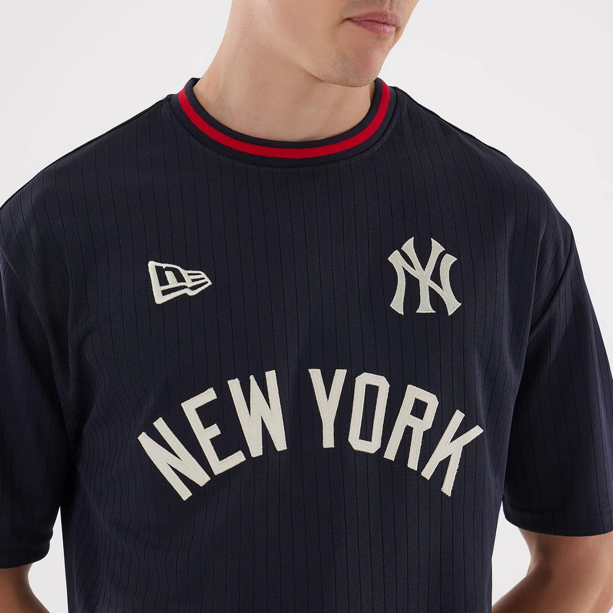 New York Yankees MLB Navy Oversized T-Shirt-zelvios