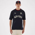 New York Yankees MLB Navy Oversized T-Shirt-zelvios