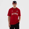 Atlanta Braves MLB Red Oversized T-Shirt-zelvios