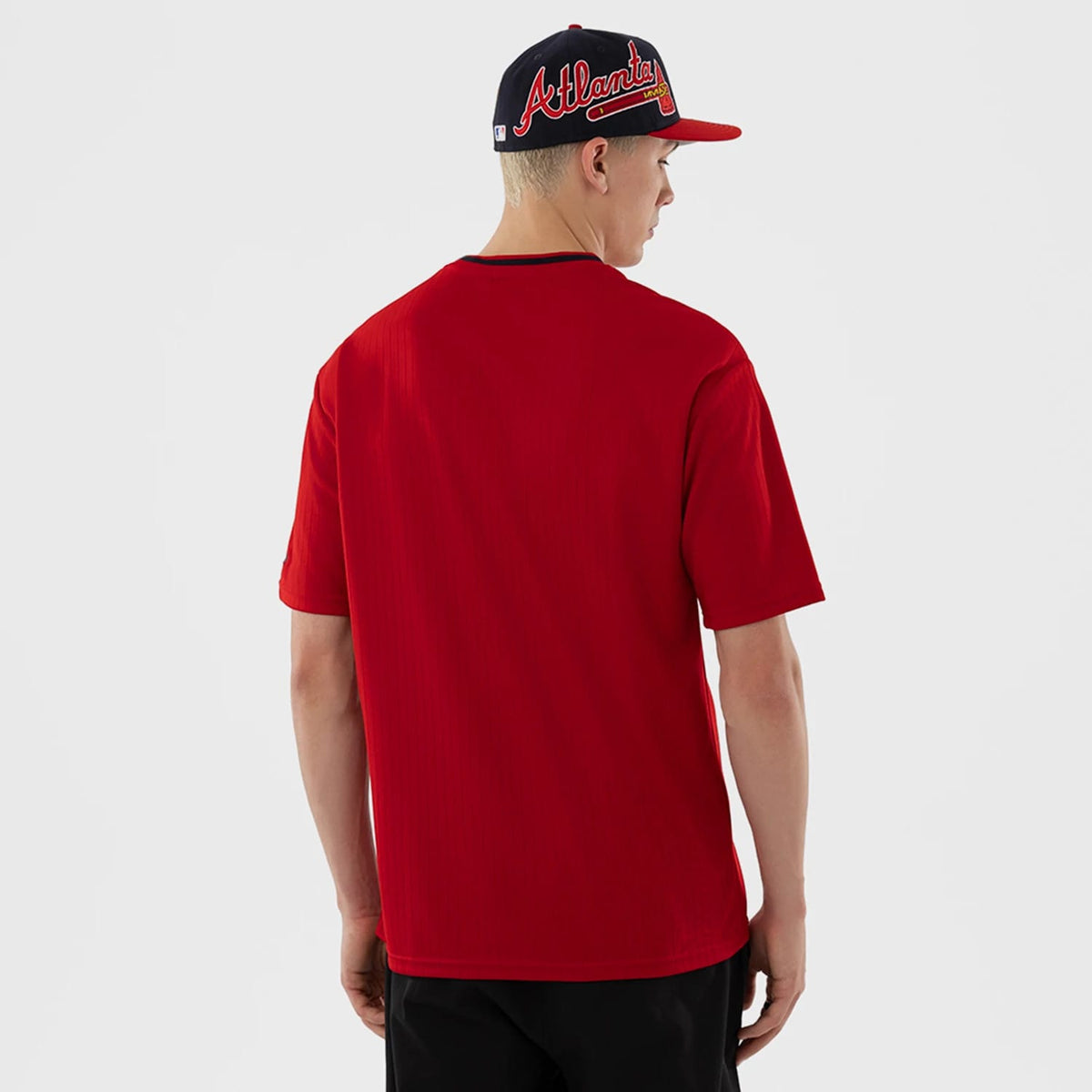 Atlanta Braves MLB Red Oversized T-Shirt-zelvios