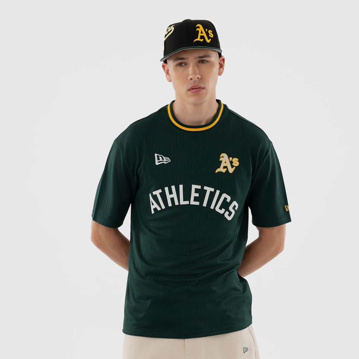 Athletics MLB Dark Green Oversized T-Shirt-zelvios