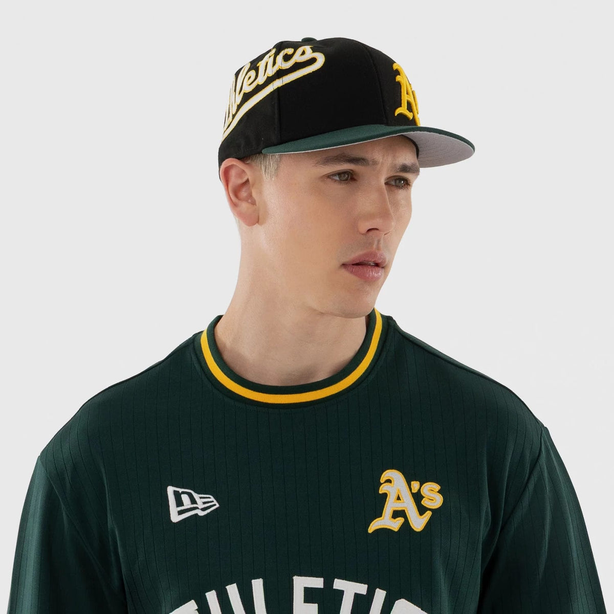 Athletics MLB Dark Green Oversized T-Shirt-zelvios