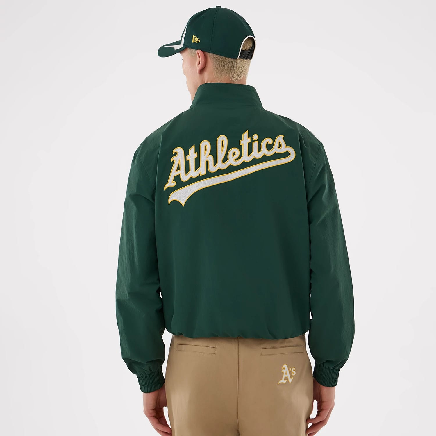 Athletics MLB Dark Green Sports Jacket-kentox