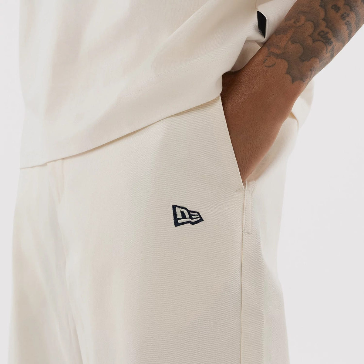 New York Yankees MLB Cream Woven Chinos-zelvios