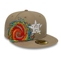 Houston Astros MLB Storm Pattern Beige 59FIFTY Fitted Cap-zelvios