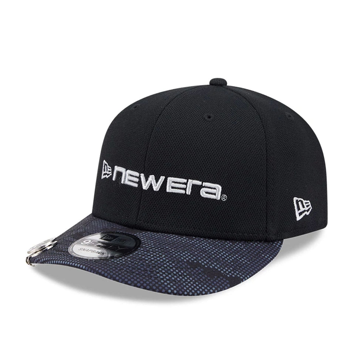 New Era Golf Black 9FIFTY Snapback Adjustable Cap-zelvios