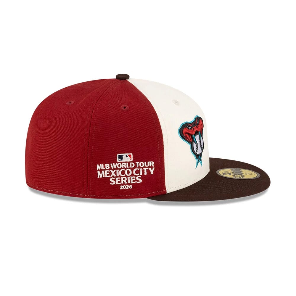 Dueling League MLB Mexico City Series 2026 White 59FIFTY Fitted Cap-kentox