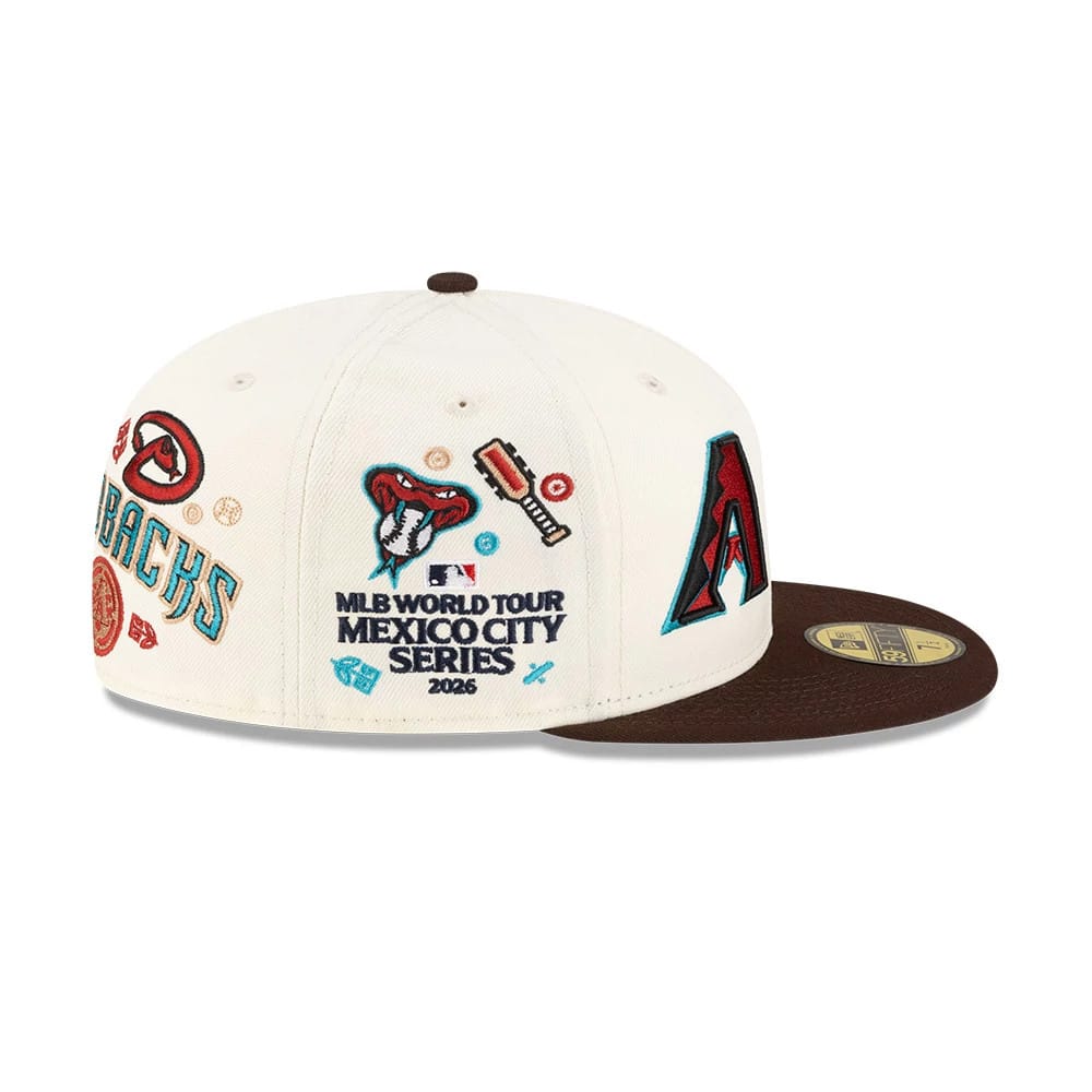 All Over MLB Mexico City Series 2026 White 59FIFTY Fitted Cap-zelvios