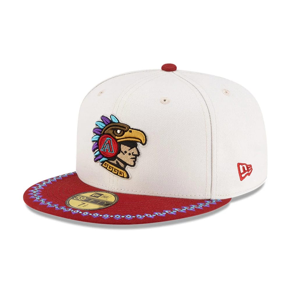 Arizona Diamondbacks MLB Mexico City Series 2026 White 59FIFTY Fitted Cap-zelvios