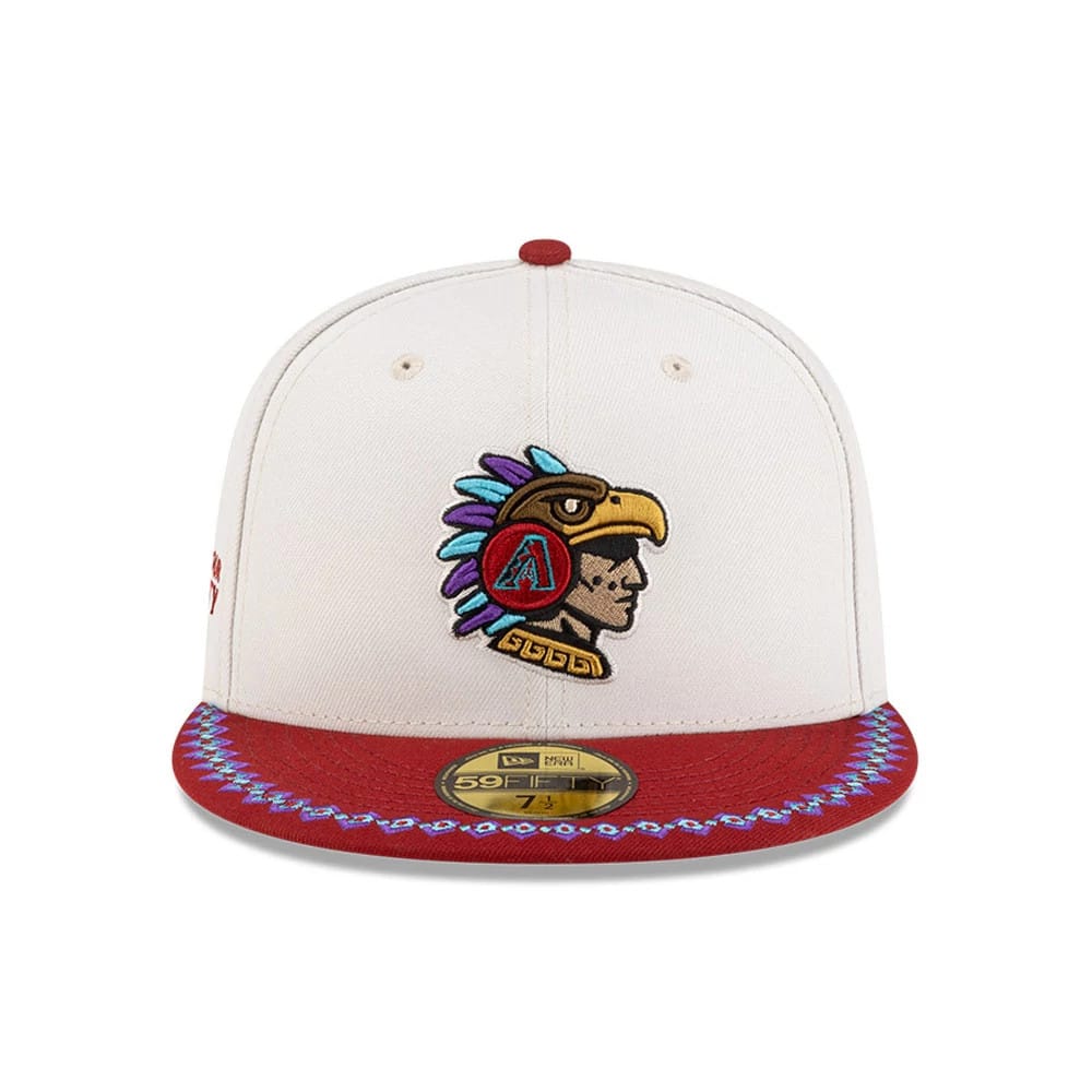 Arizona Diamondbacks MLB Mexico City Series 2026 White 59FIFTY Fitted Cap-zelvios