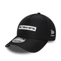 New Era Rubber Patch Black 39THIRTY M-Crown A-Frame Stretch Fit Cap-zelvios