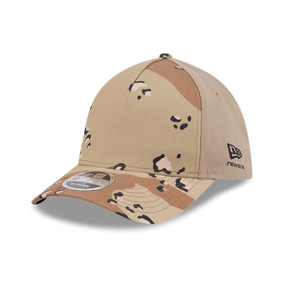 New Era 6 Day Camo 39THIRTY M-Crown A-Frame Stretch Fit Cap-zelvios