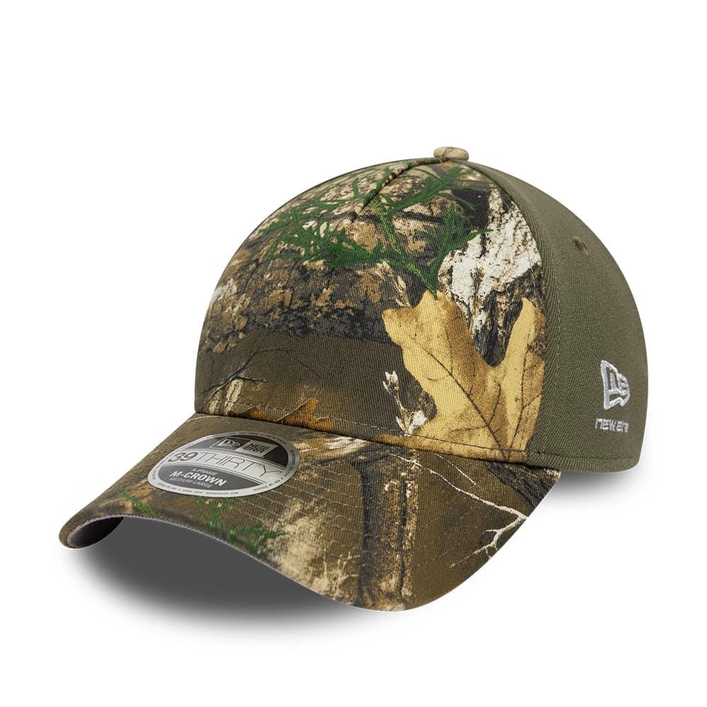 New Era Realtree Edge Camo 39THIRTY M-Crown A-Frame Stretch Fit Cap-zelvios