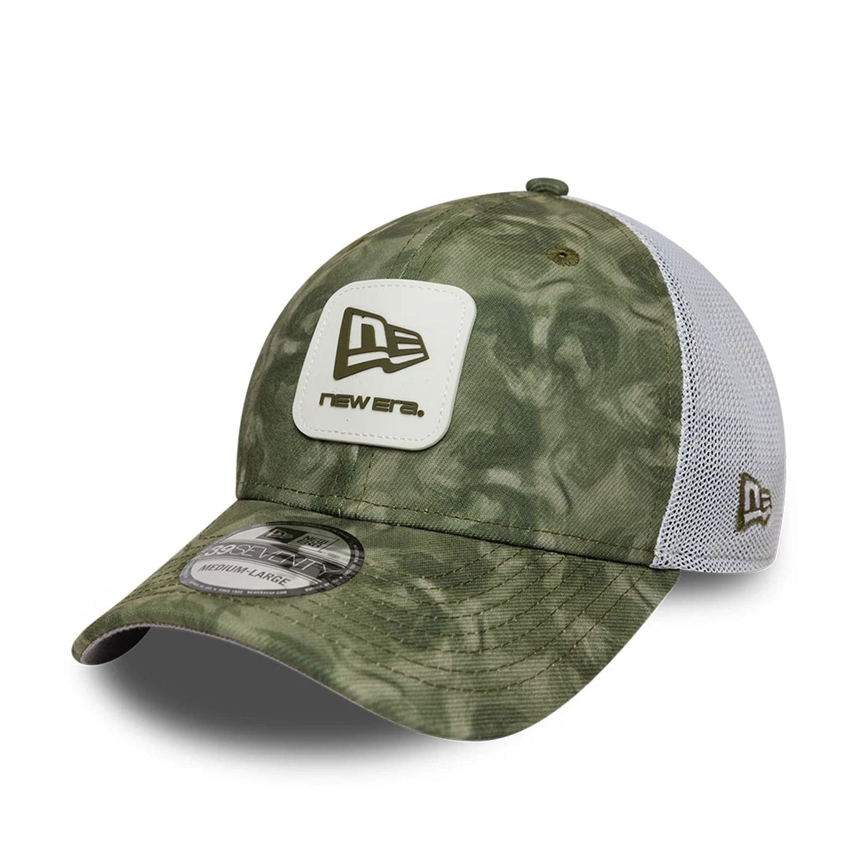 New Era Floral Green 39SEVENTY Stretch Fit Cap-zelvios