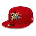 Philadelphia 76ers NBA Hardwood Classic Red 59FIFTY Fitted Cap-zelvios