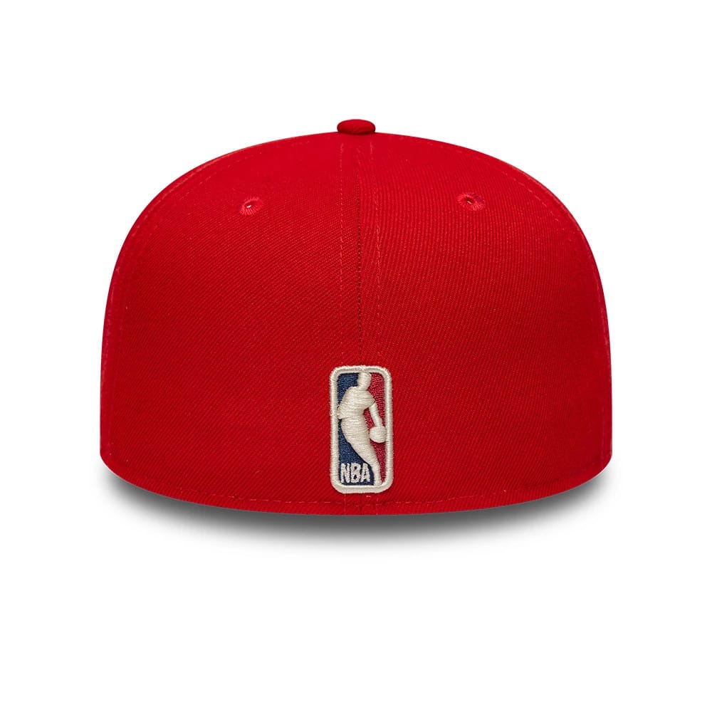 Philadelphia 76ers NBA Hardwood Classic Red 59FIFTY Fitted Cap-zelvios