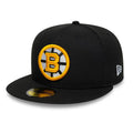 Boston Bruins NHL Basic Black 59FIFTY Fitted Cap-zelvios