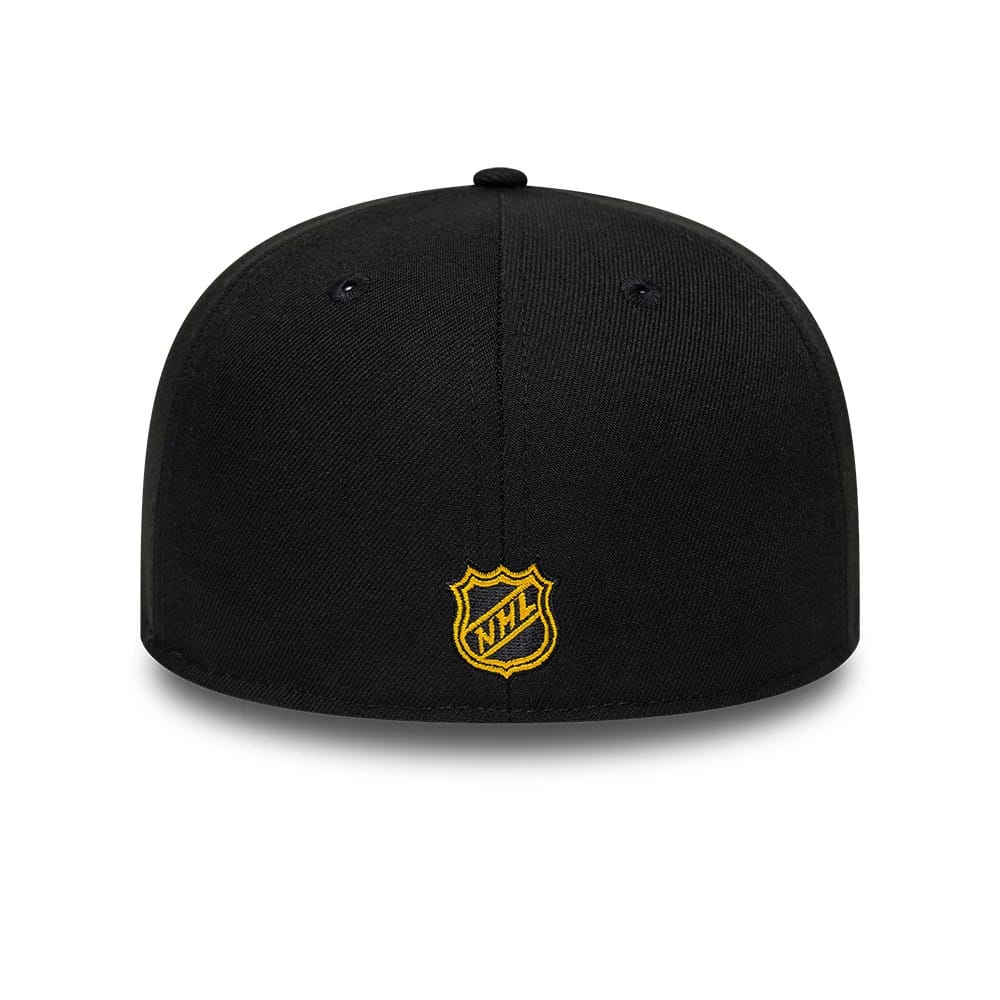 Boston Bruins NHL Basic Black 59FIFTY Fitted Cap-zelvios