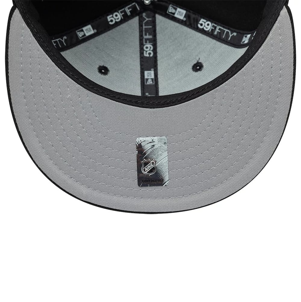 Boston Bruins NHL Basic Black 59FIFTY Fitted Cap-zelvios