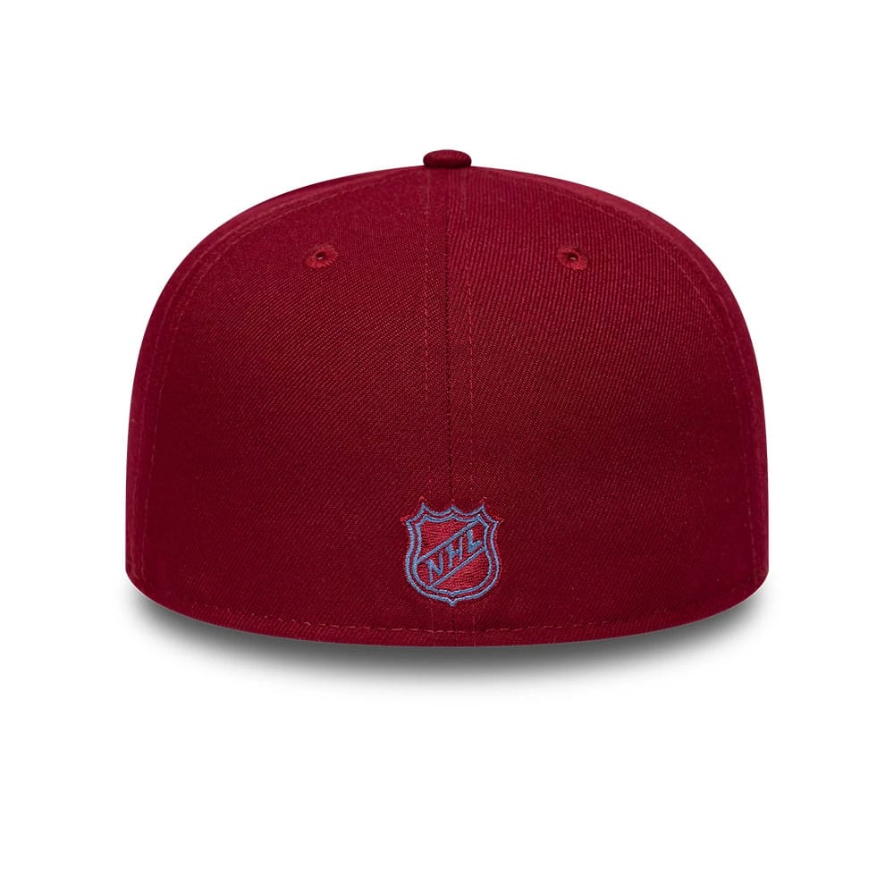 Colorado Avalanche NHL Basic Dark Red 59FIFTY Fitted Cap-kentox