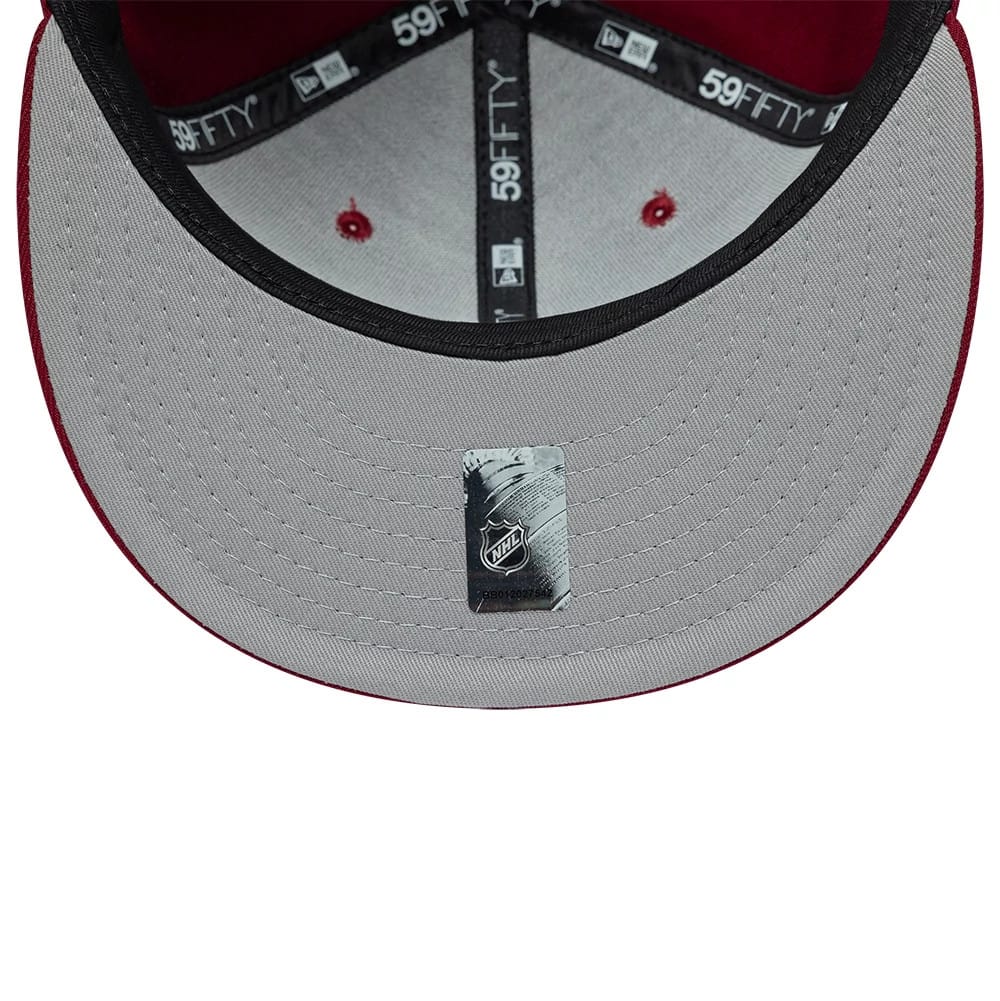 Colorado Avalanche NHL Basic Dark Red 59FIFTY Fitted Cap-kentox