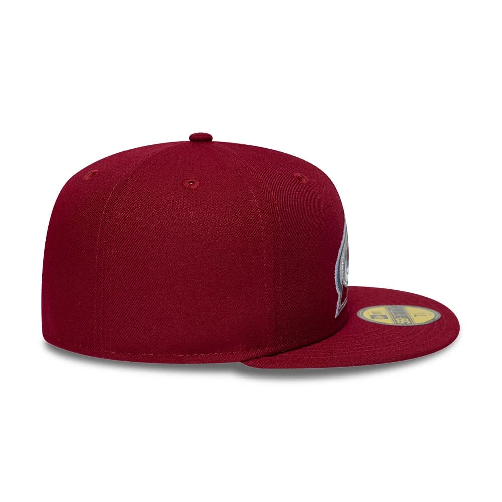 Colorado Avalanche NHL Basic Dark Red 59FIFTY Fitted Cap-kentox
