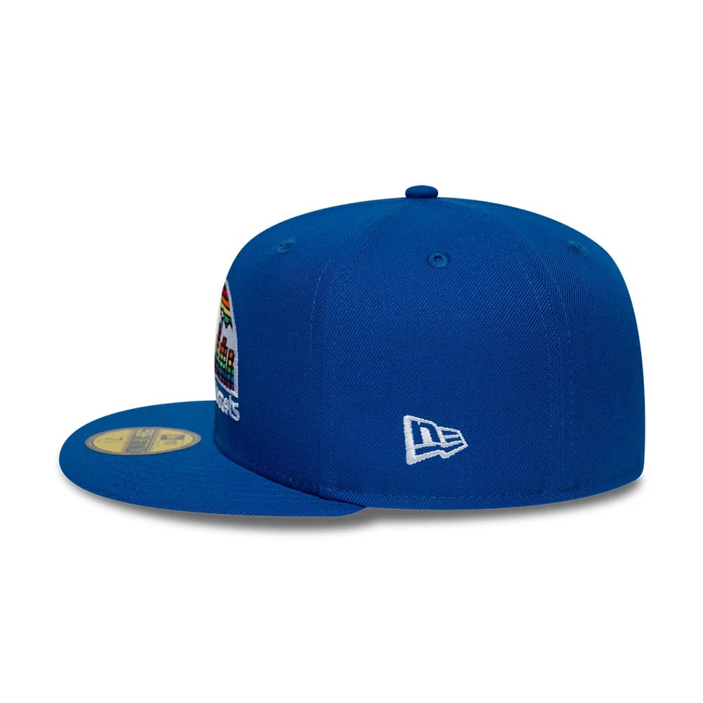 Denver Nuggets NBA Hardwood Classic Blue 59FIFTY Fitted Cap-kentox