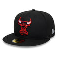 Bulls NBA Hardwood Classic Black 59FIFTY Fitted Cap-zelvios