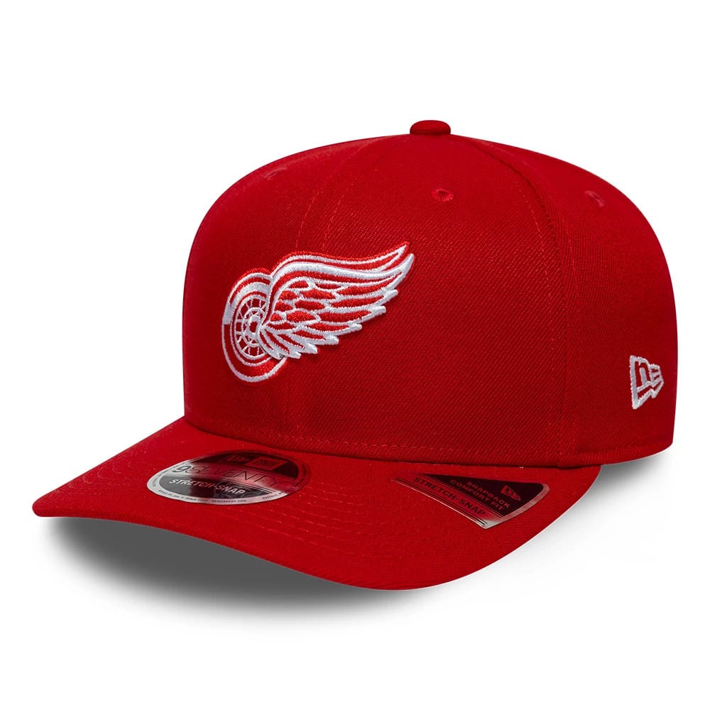 Detroit Red Wings NHL Team Red 9SEVENTY Stretch Snap Adjustable Cap-kentox