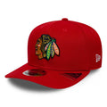 Chicago Blackhawks NHL Team Red 9SEVENTY Stretch Snap Adjustable Cap-zelvios