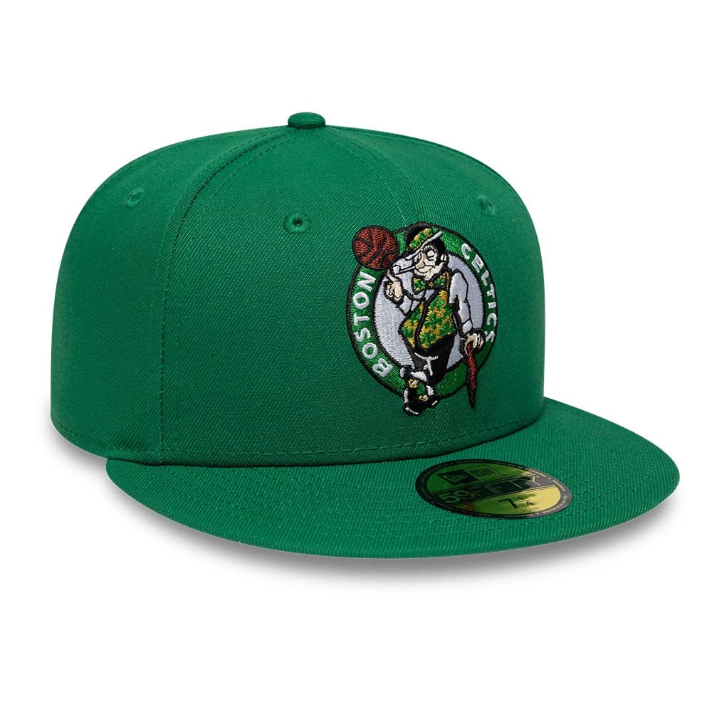 Boston Celtics NBA Basic Green 59FIFTY Fitted Cap-zelvios