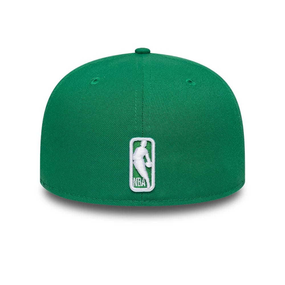 Boston Celtics NBA Basic Green 59FIFTY Fitted Cap-zelvios