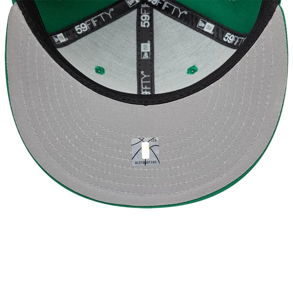Boston Celtics NBA Basic Green 59FIFTY Fitted Cap-zelvios