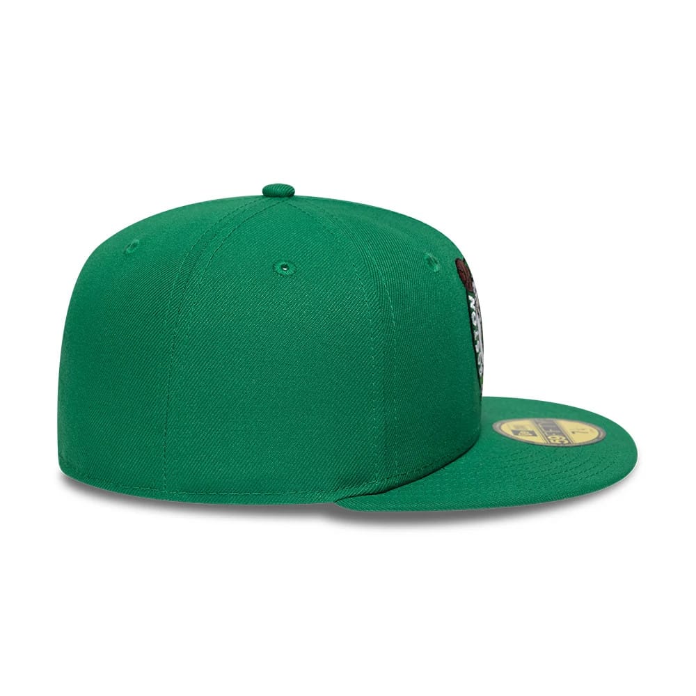 Boston Celtics NBA Basic Green 59FIFTY Fitted Cap-zelvios