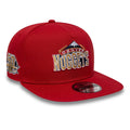 Denver Nuggets NBA Hardwood Classic Dark Red 9FIFTY A-Frame Snapback Adjustable Cap-kentox