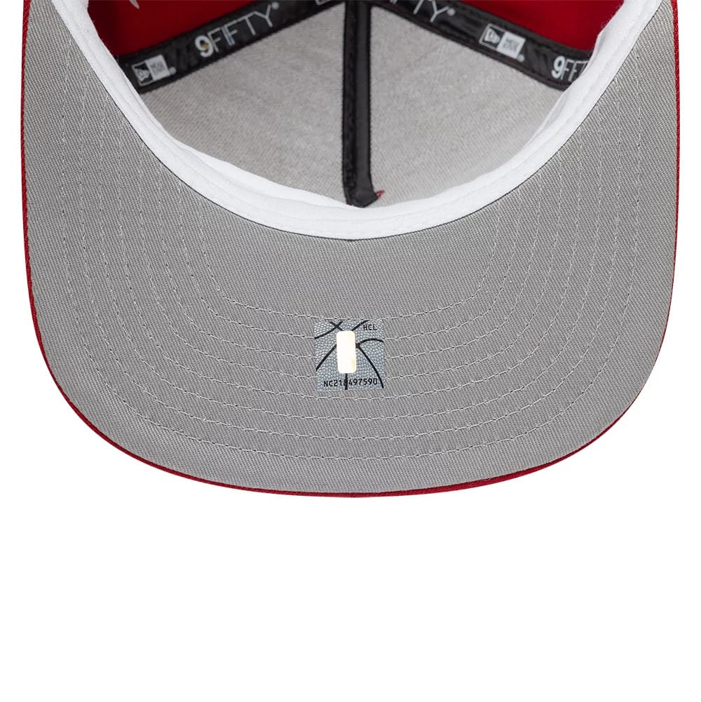 Denver Nuggets NBA Hardwood Classic Dark Red 9FIFTY A-Frame Snapback Adjustable Cap-kentox