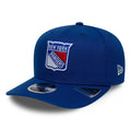 New York Rangers NHL Team Blue 9SEVENTY Stretch Snap Adjustable Cap-zelvios