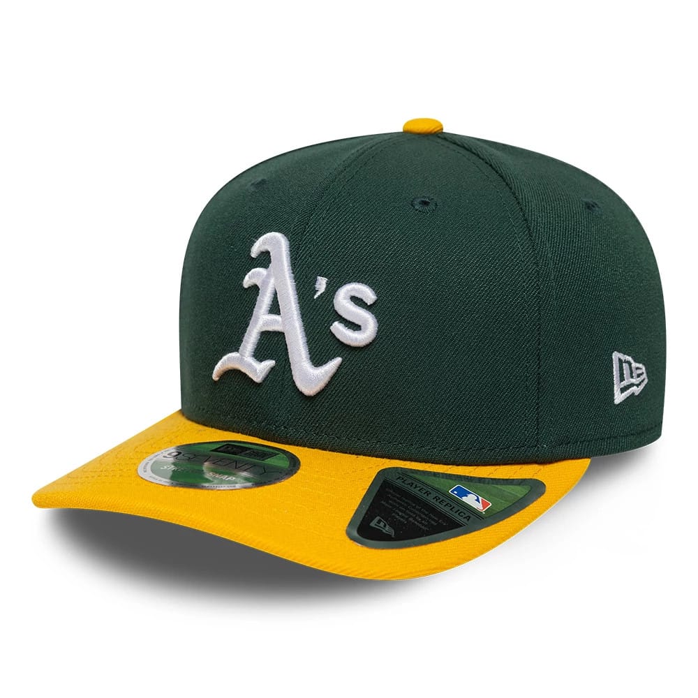 Athletics MLB Player Replica Dark Green 9SEVENTY Stretch Snap Adjustable Cap-zelvios