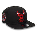 Chicago Bulls NBA Hardwood Classic Black 9FIFTY A-Frame Snapback Adjustable Cap-zelvios
