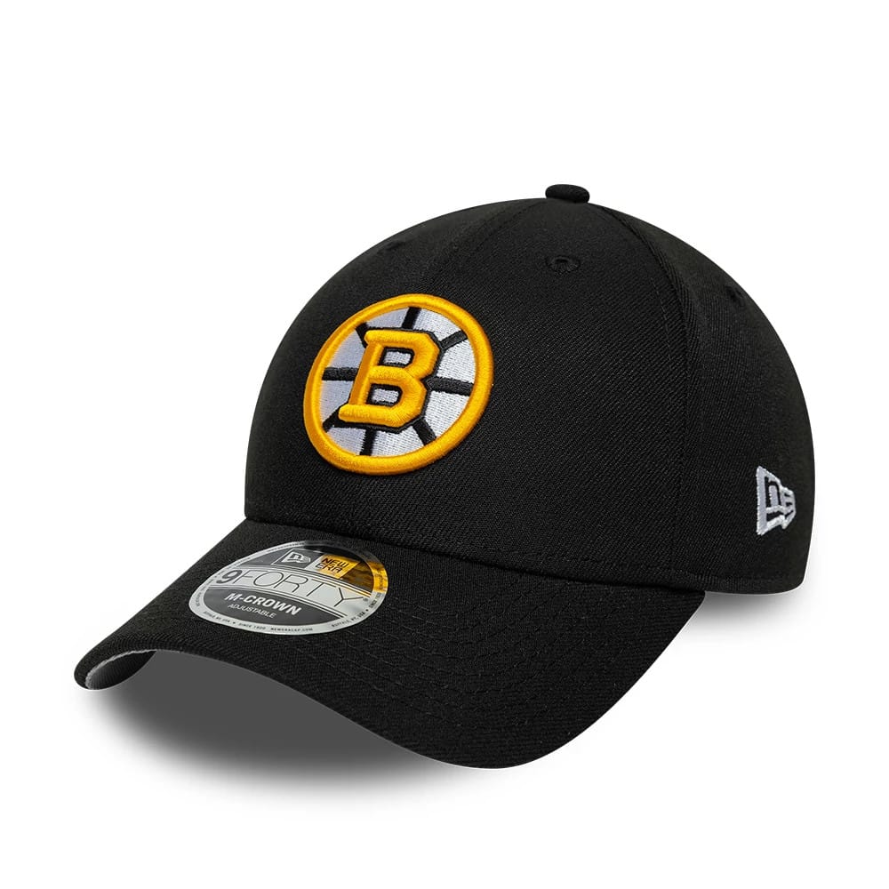 Boston Bruins NHL Team Black 9FORTY M-Crown Adjustable Cap-zelvios