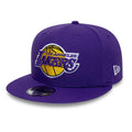 LA Lakers NBA Purple 9FIFTY Snapback Adjustable Cap-zelvios