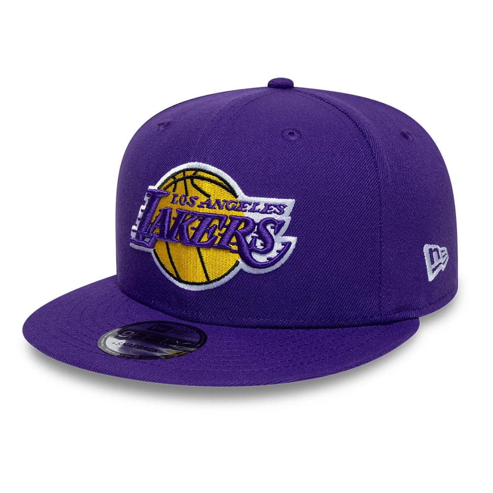 LA Lakers NBA Purple 9FIFTY Snapback Adjustable Cap-zelvios