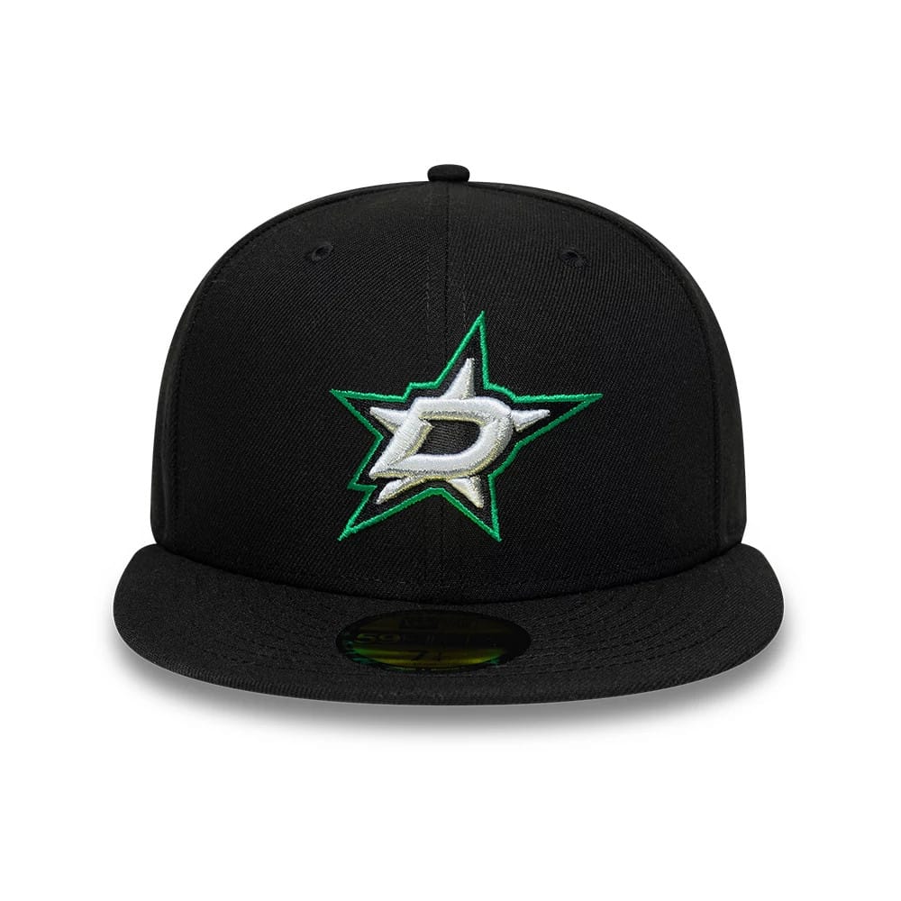 Dallas Stars NHL Basic Black 59FIFTY Fitted Cap-kentox