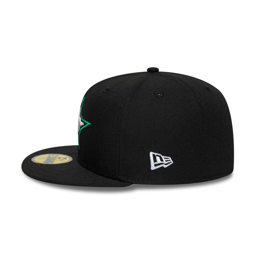 Dallas Stars NHL Basic Black 59FIFTY Fitted Cap-kentox