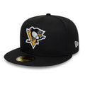 Pittsburgh Penguins NHL Basic Black 59FIFTY Fitted Cap-zelvios