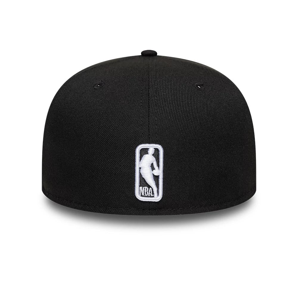 Brooklyn Nets NBA Basic Black 59FIFTY Fitted Cap-zelvios