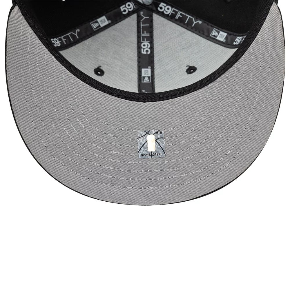 Brooklyn Nets NBA Basic Black 59FIFTY Fitted Cap-zelvios