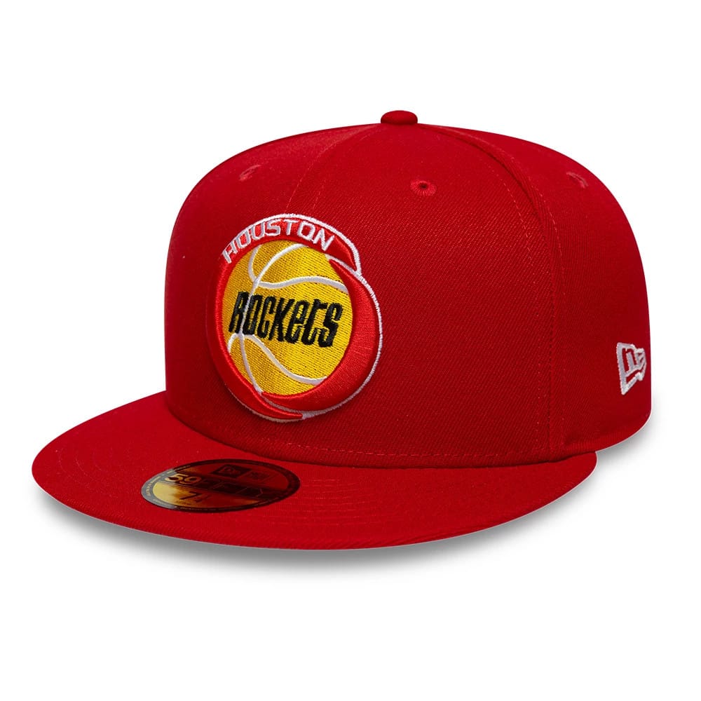 Houston Rockets NBA Hardwood Classic Red 59FIFTY Fitted Cap-zelvios