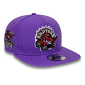 Toronto Raptors NBA Hardwood Classic Bright Purple 9FIFTY A-Frame Snapback Adjustable Cap-zelvios